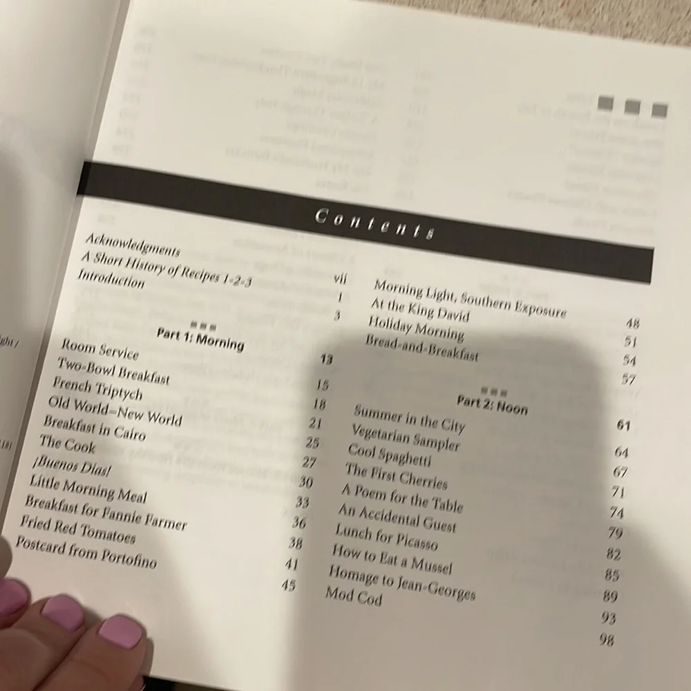 Recipes 1 • 2 • 3 Menu Cookbook by Roxanne Gold
